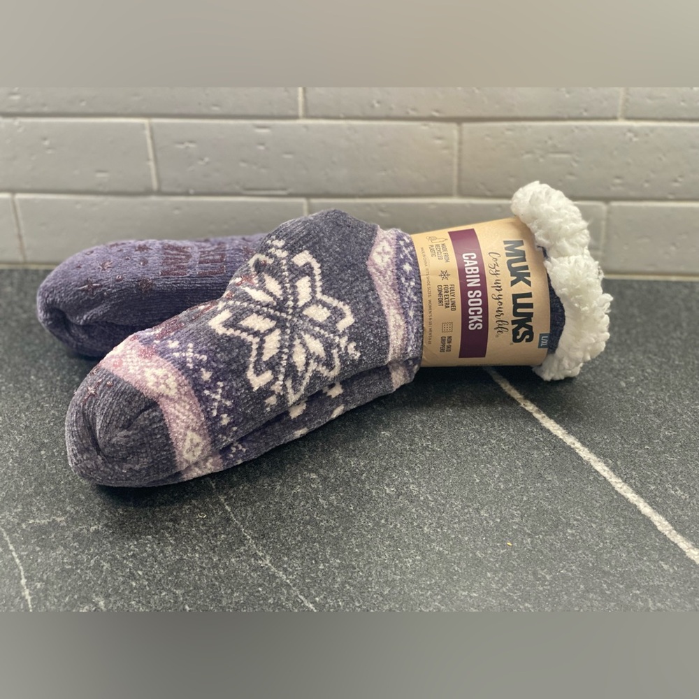 Muk Luks Cozy Cabin Socks